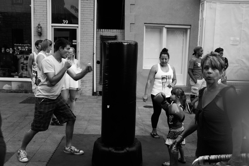 Urban Boxing Scene