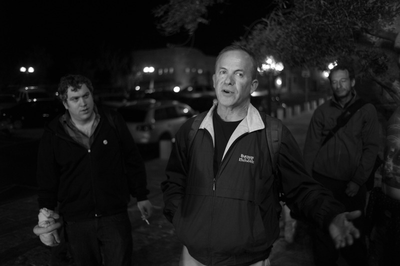 Conversing Under Night Lights