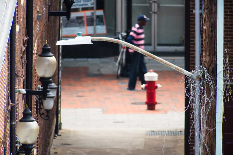 Urban Alleyway Encounter