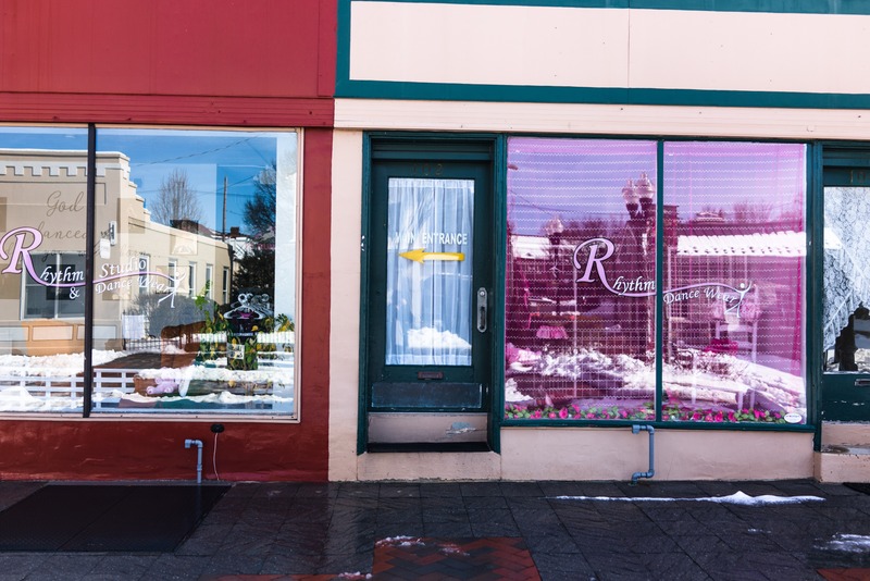Entrance to Rhythm Dance Studio
