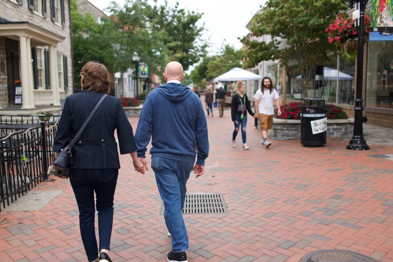 Casual Stroll in Town