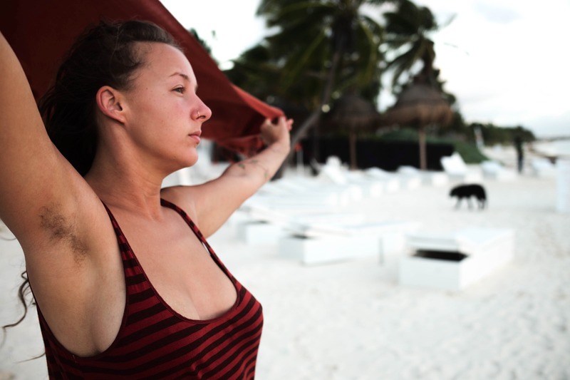 Embracing Freedom at Sunset