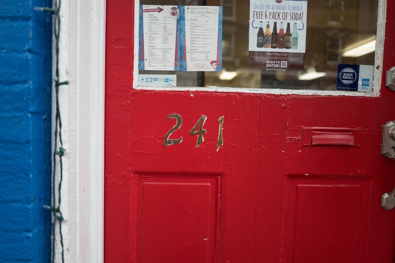 Welcoming Red Entrance
