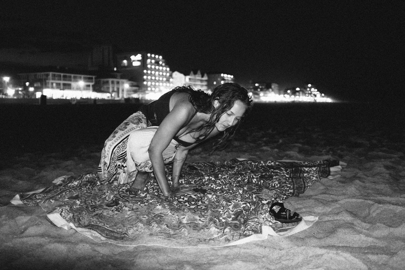 Nighttime Beach Contemplation