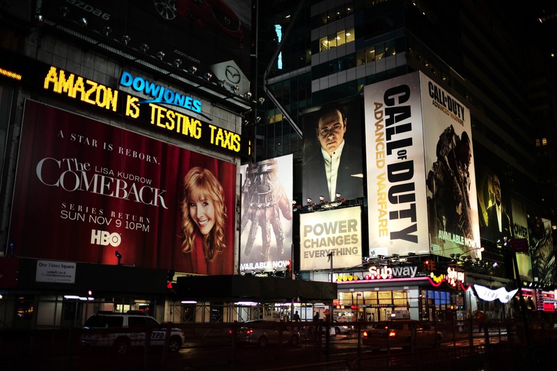 Neon Dreams in Times Square