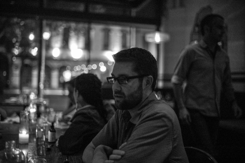 Pensive Moment in Low Light
