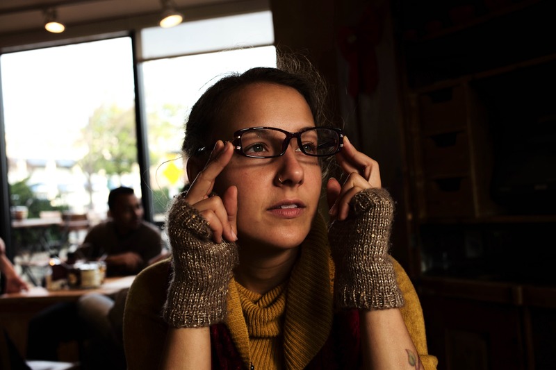 Contemplative Cafe Moment