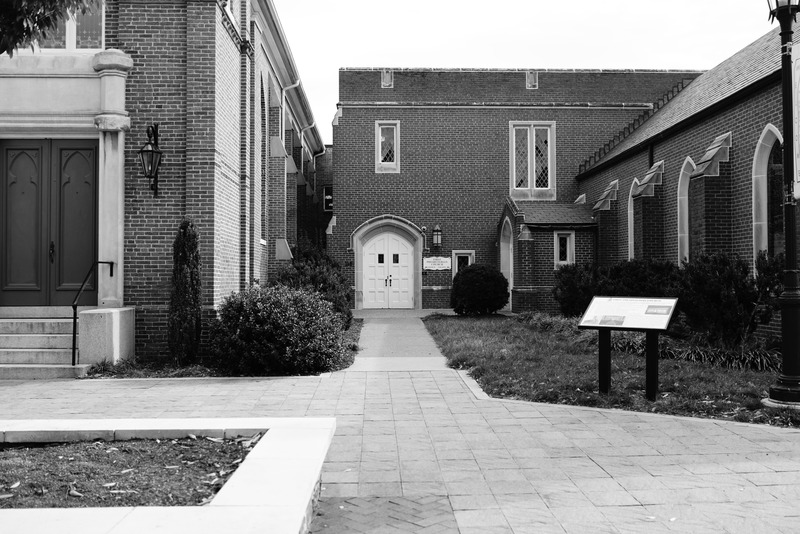 Quiet Pathway in Monochrome