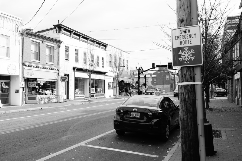 Quiet Urban Winter Scene