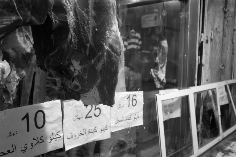 Market Scene in Monochrome