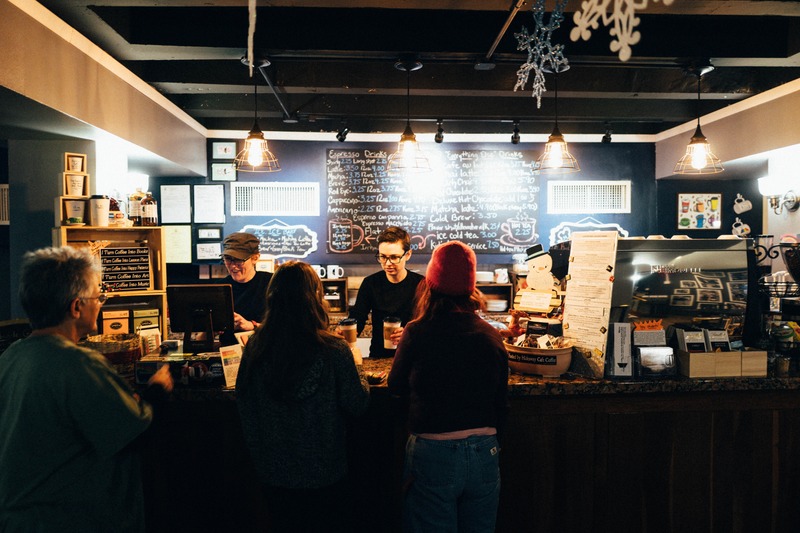 Cozy Café Encounter