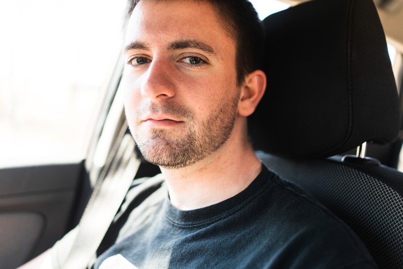 Quiet Reflection in the Car