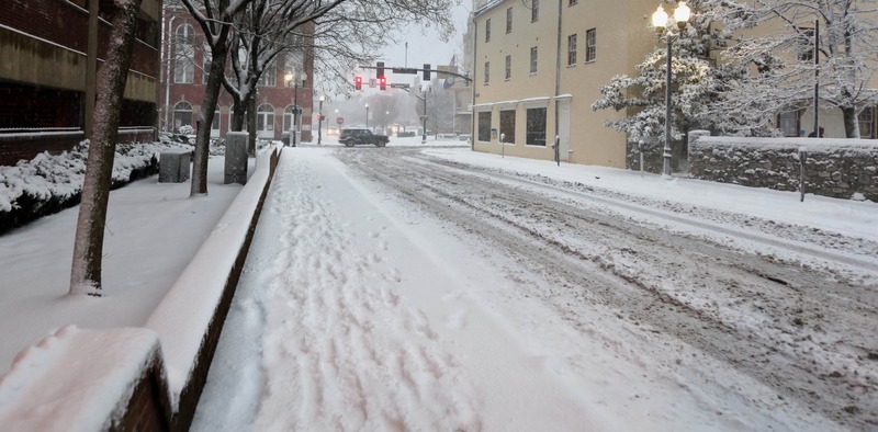 Silent Winter Streets