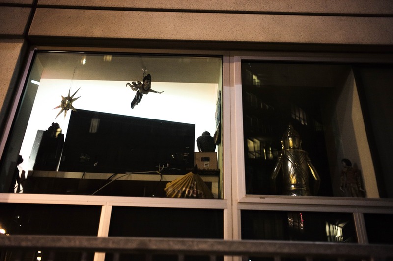 Eclectic Night Window