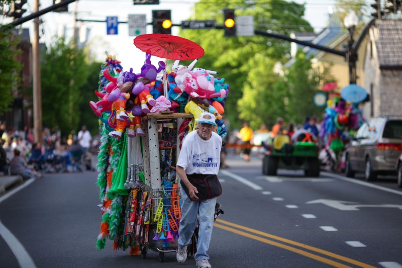 Colorful Parade Vendor
