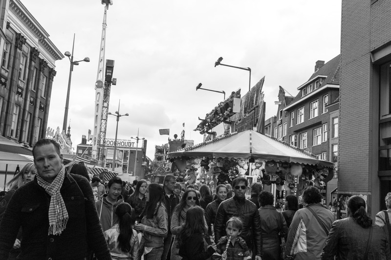 A Crowded Festive Scene