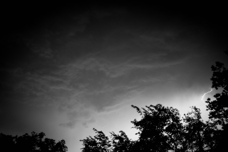 Stormy Sky in Silhouette