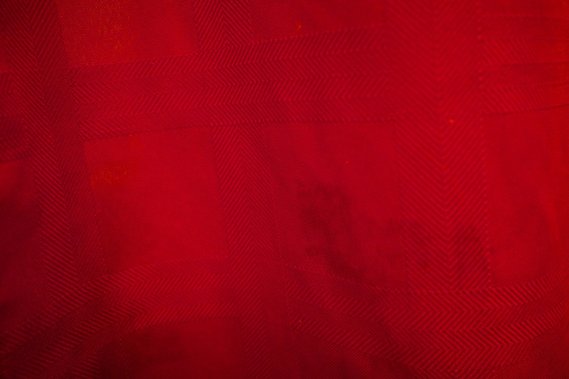 Crimson Hues of Textile