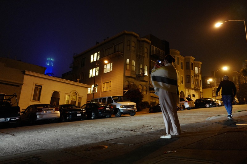 Misty Night in the City