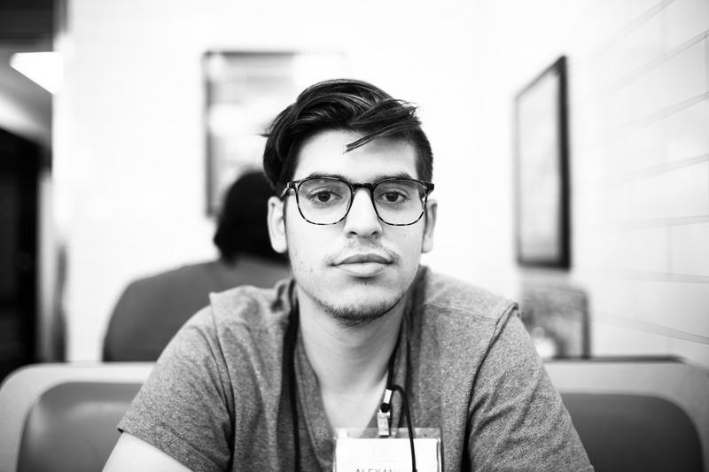 Pensive Reflection in Monochrome