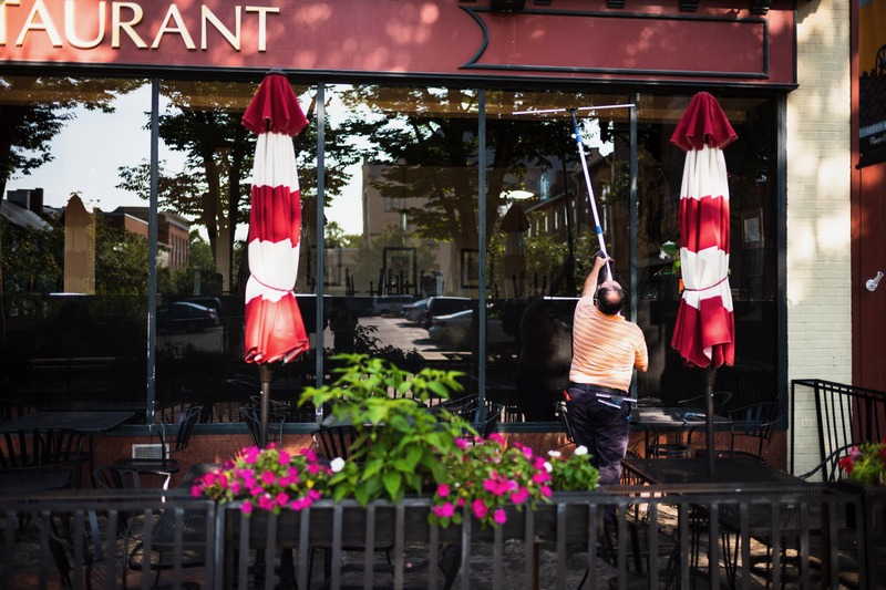 Morning Maintenance at the Bistro