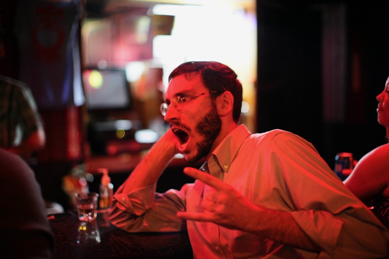 Vibrant Nightlife Expression