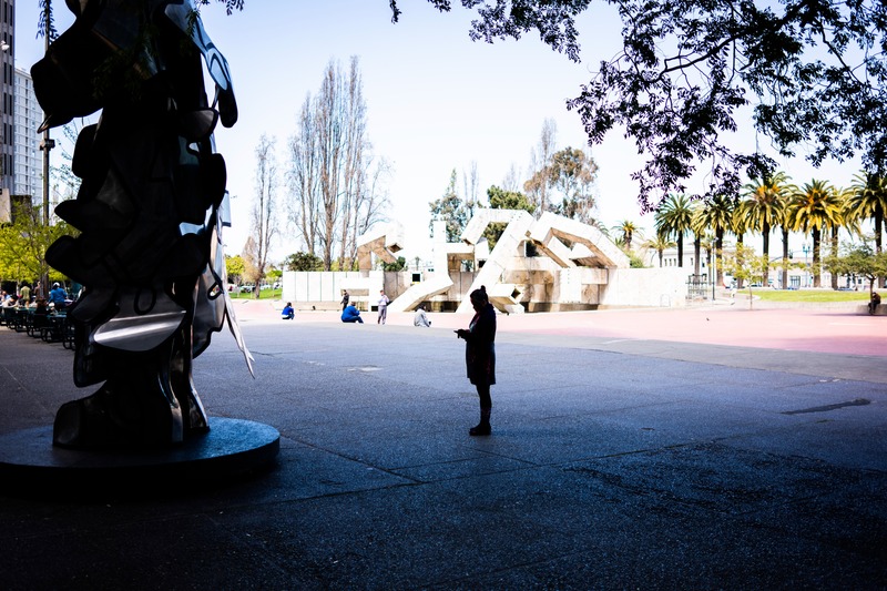 Silent Contemplation in the Park