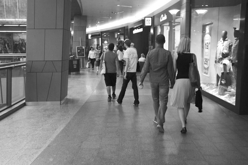 Urban Stroll in Monochrome