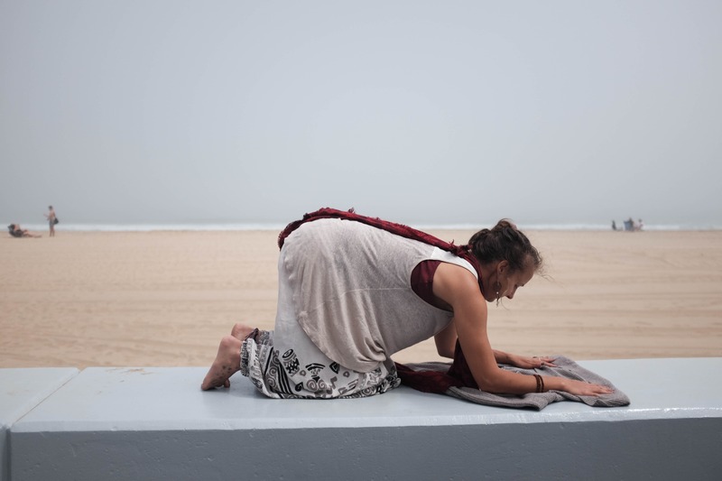 Contemplative Moments at the Shore