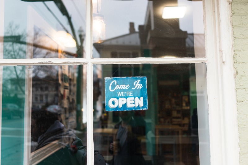 Inviting Glow of Business