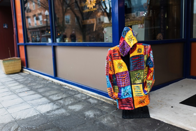 Vibrant Jacket Displayed