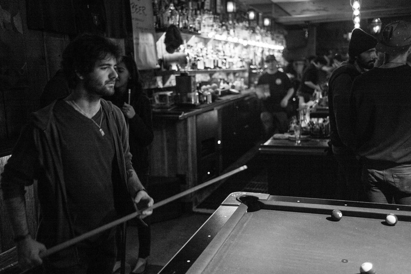 Evening at the Pool Hall