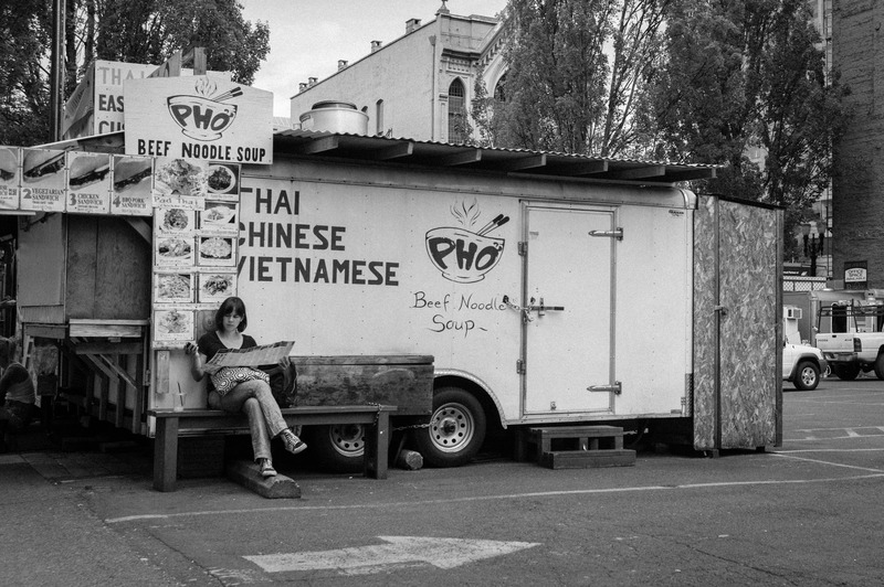 Urban Serenity at the Pho Truck