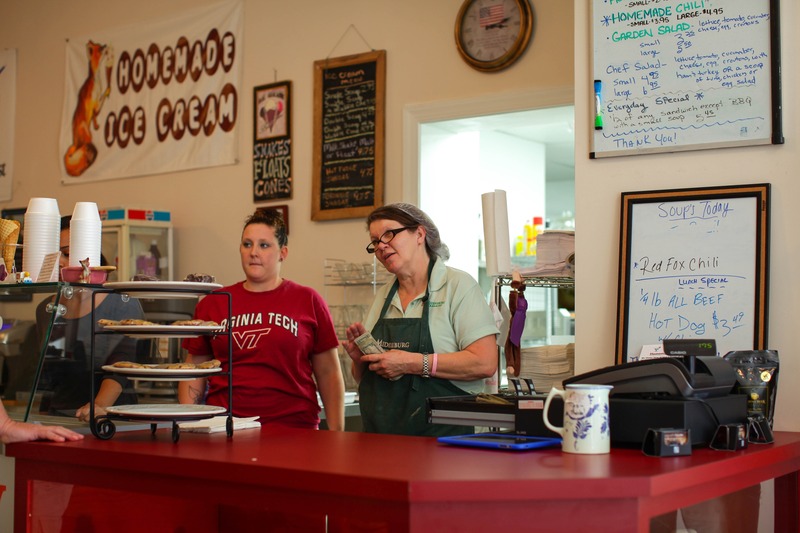 Charming Ice Cream Shop Encounter