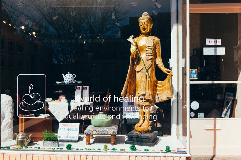Serene Buddha Display