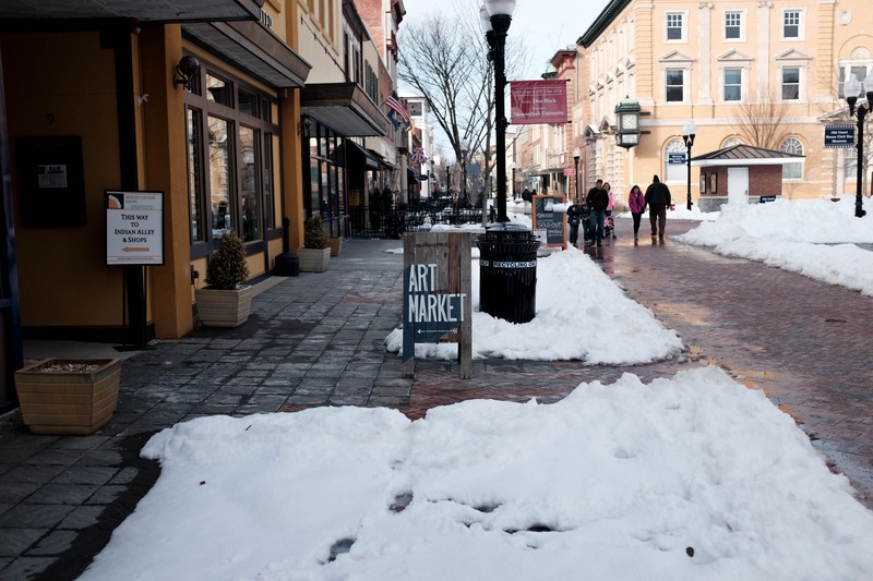 Winter's Calm Market Street