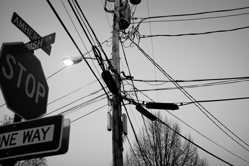 Urban Intersections at Dusk