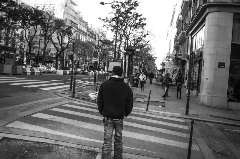 Solitary Stroll Through the City