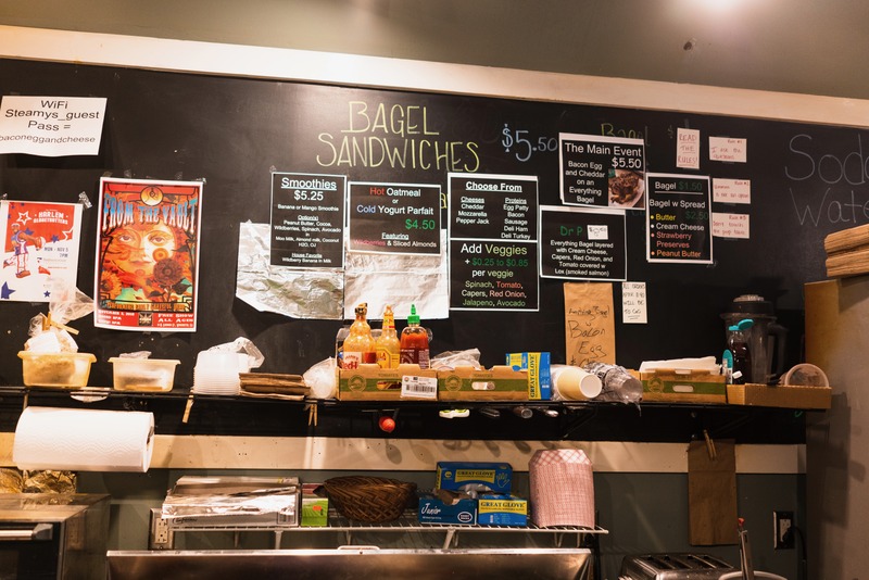 Café Menu in a Cozy Diner