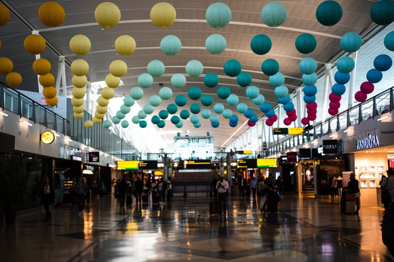 Vibrant Airport Ambiance