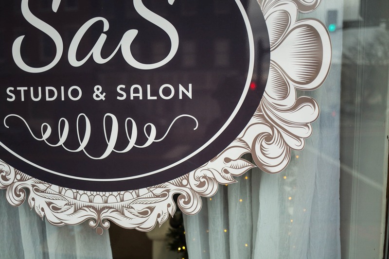 Salon's Charming Entrance