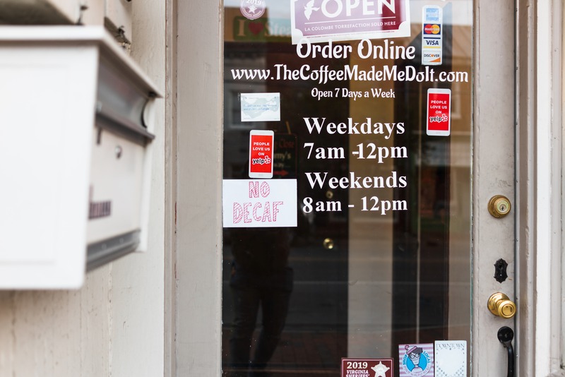 Coffee Shop Entrance