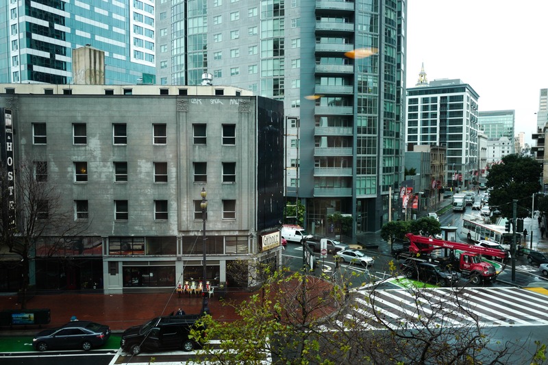 Urban Intersection in Rain