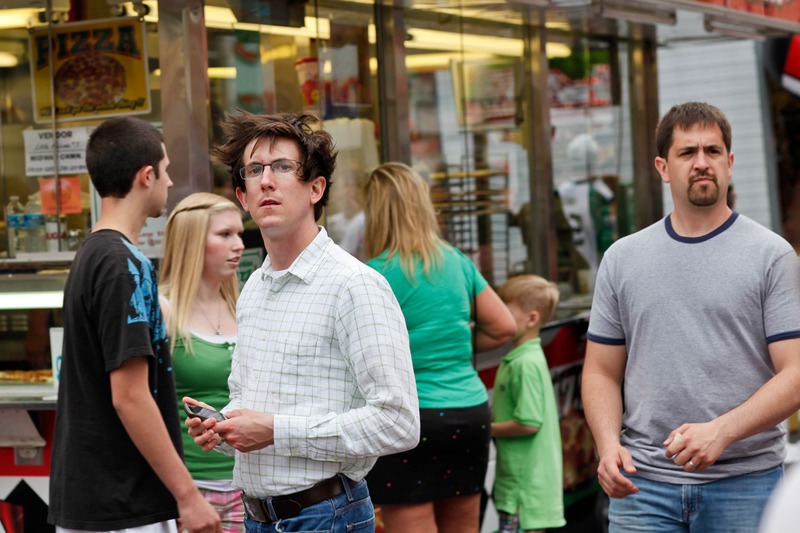 Urban Moment of Confusion