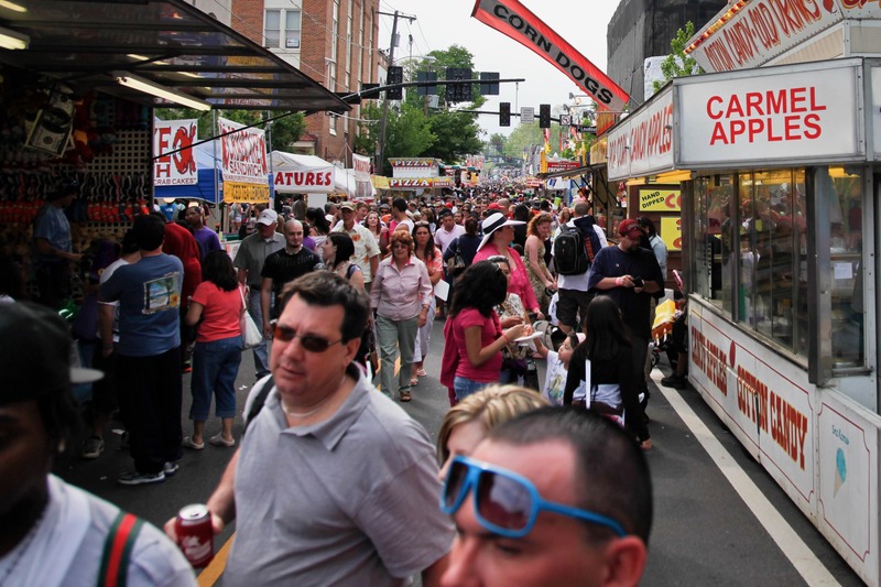 Vibrant Fairground Scene