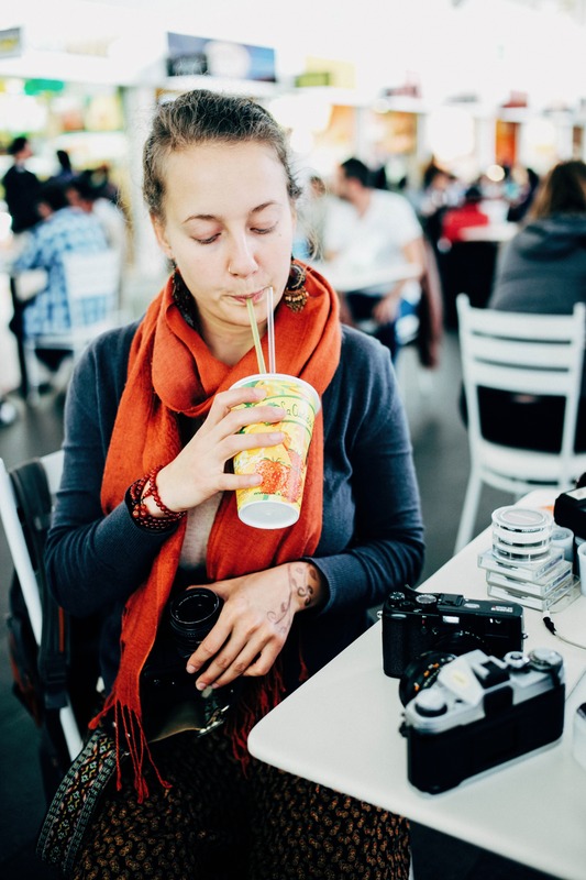 Quiet Moments in a Café