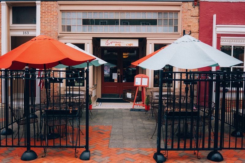 Charming Café Entrance