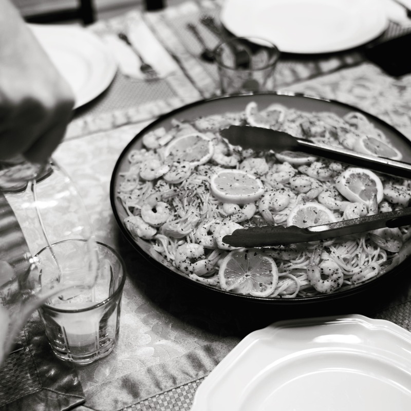 Dining in Black and White