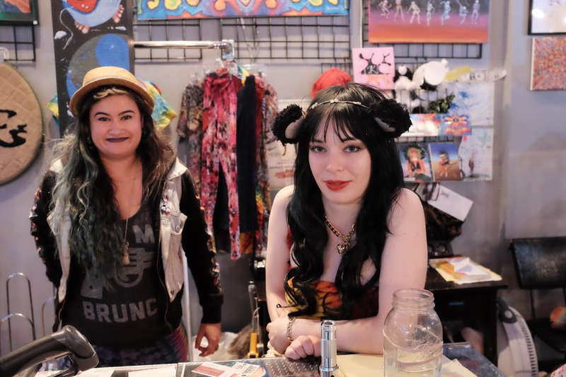 Charming Duo in a Colorful Space