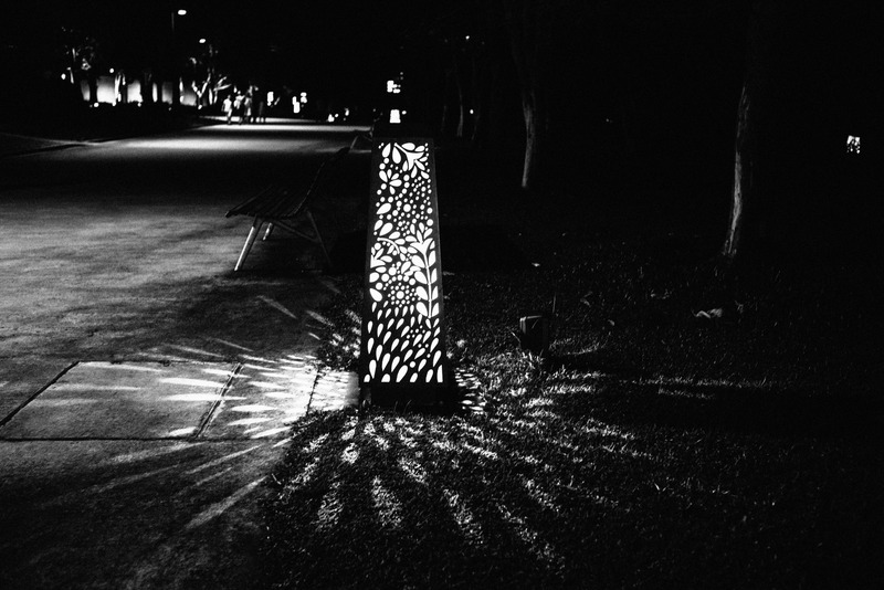 Illuminated Patterns at Night